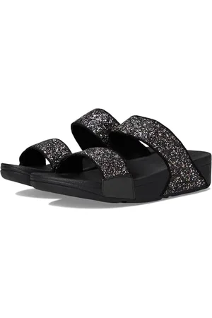 FitFlop Femme Lulu Multi-Tonal Glitter Slides Sandale, , 42 EU