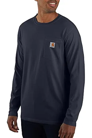Carhartt T-Shirt de Travail Force Relaxed Fit Midweight à Manches Longues pour Homme, , L