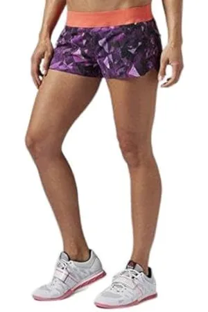Reebok CFR End Pantalon Court Short Femme Violet 31"