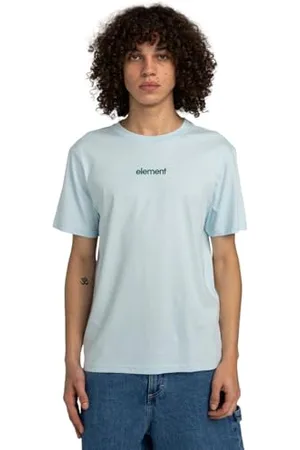 Element Simple Logo - T-Shirt à Manches Courtes - Homme - Bleu.