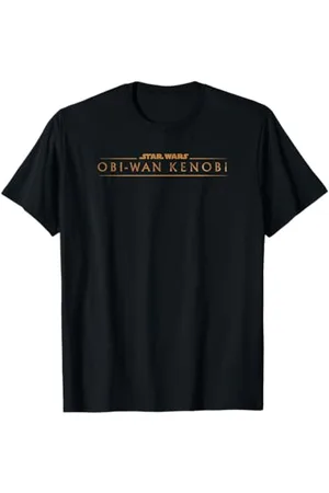 STAR WARS : Obi-Wan Kenobi Golden Text Logo T-Shirt