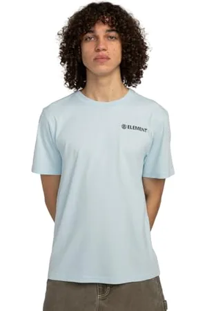 Element Blazin - T-Shirt à Manches Courtes - Homme - Bleu.