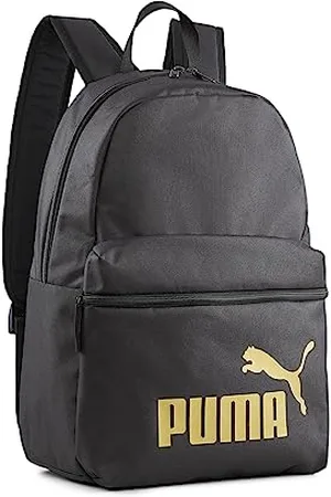 PUMA Phase Backpack Sac à Dos Mixte, Logo Noir et doré, Taille Unique