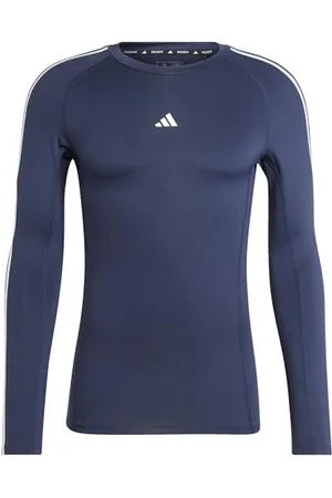 adidas Homme Techfit Compression Training 3-Stripes Longsleeve, , M