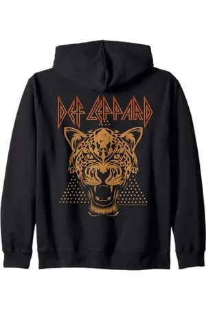 Def Leppard Tiger Heavy Metal Band by Rock Off Sweat à Capuche