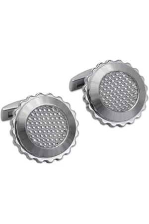 Unique Unique - QC-71 - Boutons de manchette Homme - Acier Inoxydable