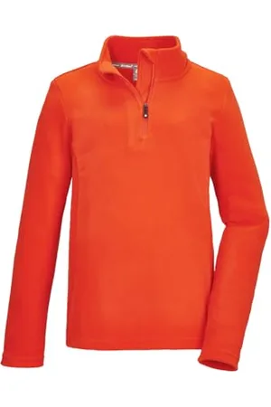 Killtec Kind Ksw 184 Bys FLC Shrt T-Shirt en Polaire avec col Montant et Fermeture éclair