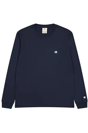 Champion Legacy Basics-L-s Crewneck T-Shirt à Manches Longues, , Small Homme