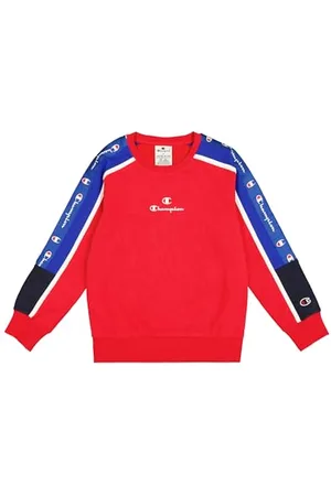 Champion Legacy Retro Sport B (306857) -Ultralight Soft Compact Fleece Taped Crewneck Sweat, , 15-16 Years Garçon