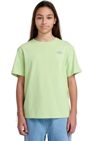 Element Skateboard Co - T-Shirt à Manches Courtes - Garçon Enfant 8-16 - Vert.