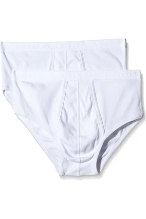 ATHENA Coton Bio Slip Taille Haute Ouvert, , Large Fabricant: 4 (Lot de 2) Homme