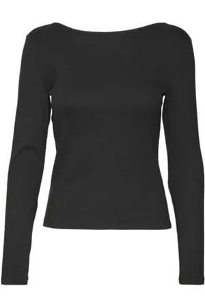 VERO MODA Vmchloe Stripe Ls Go Noos Haut Court 2 Voies T-Shirt Manches Longues, , XS Femmes