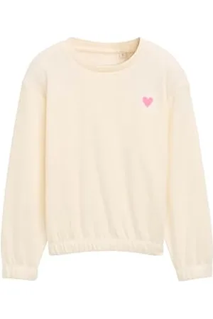 TOM TAILOR 1046052 Maillot de survêtement, 10330-Dove White, 116-122 Fille