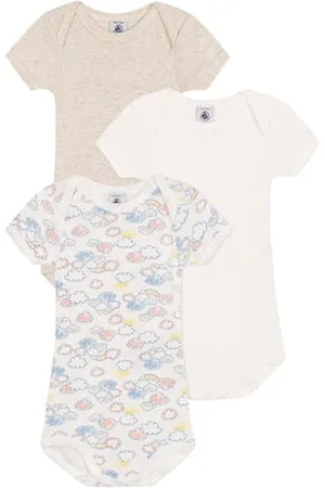 Petit Bateau 3 Bodies US MC varian6M