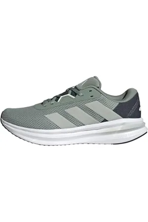 adidas Homme Galaxy 7 Running Shoes Chaussures de Course, Silver Green/Wonder Silver/Aurora Ink, 42 EU