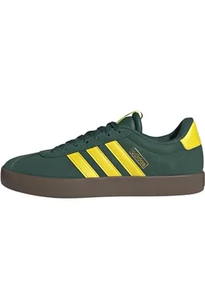 adidas Homme VL Court 3.0 Shoes Chaussures, Collegiate Green/Yellow/Gold Metallic, 39 1/3 EU