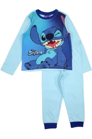Disney Pyjama Coton Garçon Lilo & Stitch, Confortable et Douillet, Design Fun pour Les Nuits d