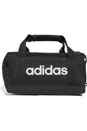 adidas Mixte Essentials Linear Duffel Bag, Shadow Navy/Black/White, XS