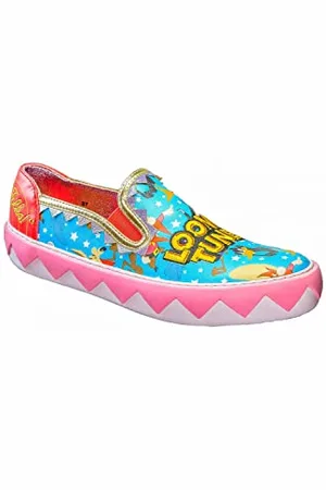 Irregular Choice Femme Temps pour Un Spectacle Chaussure de Skate, Bleu/Violet, 41 EU