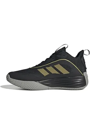 adidas Homme Own The Game 3 Shoes Chaussures de Basket-Ball, Core Black/Gold Metallic/MGH Solid Grey, 45 1/3 EU