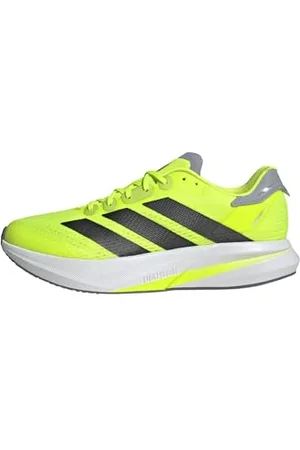 adidas Homme Duramo Speed 2 Running Shoes Chaussures de Course, Lucid Lemon/Core Black/Halo Silver, 46 EU