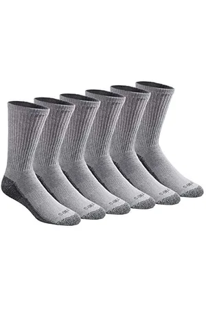 Dickies Chaussettes Dri-Tech Moisture Control Crew pour Homme décontractées, , M (Lot de 6)