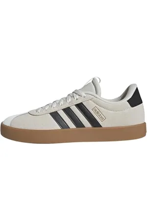 adidas Femme VL Court 3.0 Shoes Chaussures, Off White/Grey Six/Gold Metallic, 40 2/3 EU
