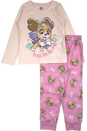Disney Pyjama Fille La Reine des Neiges - Ensemble de Nuit Chaud avec Elsa et Anna - Taille 8 Ans