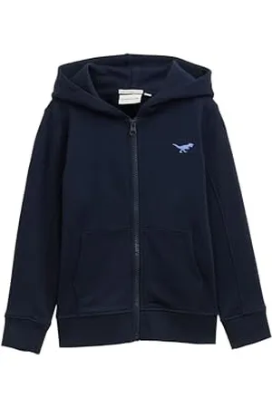 TOM TAILOR 1046046 Veste de survêtement, 10668 – Sky Captain Blue, 104-110 Garçon