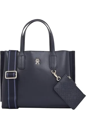 Tommy Hilfiger Cabas Sac Femme Distinct Mini Petit, Bleu (Space Blue), Taille Unique
