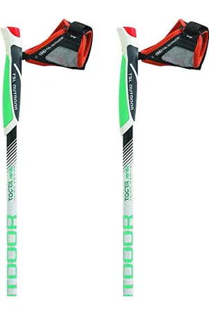 TSL Sport Equipment Bâton marche nordique tactil c50 paire 50% carbon blanc vert crossover