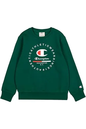 Champion Legacy Graphic Shop B (306838) -Ultra-Light Soft Compact Powerblend Fleece Crewneck Sweat-Shirt à Capuche de Yoga, , 3-4 Years Garçon