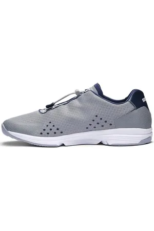 SEBAGO Homme Cyphon Sea Sport Boat Shoe, Grey-Navy, 43 EU