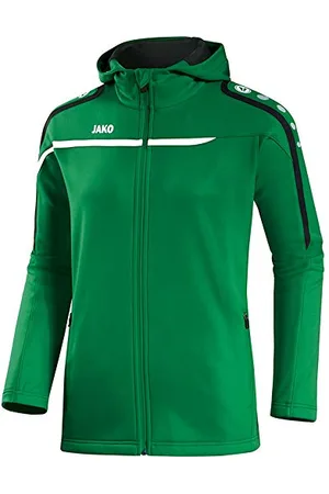Jako Kapuzenjacke Performance sportgrün/weiß/Schwarz, 38