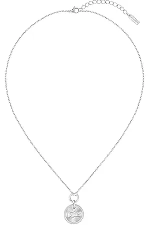 Lacoste Collier avec Pendentif pour Femme Collection MEMENTO en Acier Inoxidable - 2040402