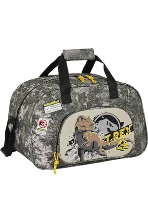 Safta Jurassic World Warning Sac de Sport, Sac à Dos, idéal pour Les Enfants de différents âges, Confortable et Polyvalent, qualité et résistance, 40 x 23 x 24 cm, , , Estándar, Décontracté