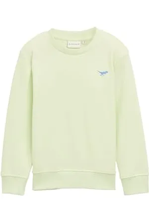 TOM TAILOR 1046045 Maillot de survêtement, 29078-Vert Citron crème, 116-122 Garçon