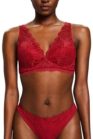 ESPRIT 113EF1T303 Soutien-Gorge Push up, Red, 95B Femme