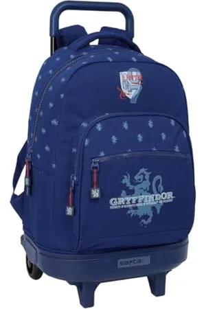 Safta Harry Potter Captain - Grand Sac à Dos à roulettes, Compact, Amovible, idéal pour Les Enfants de différents âges, Confortable et Polyvalent, qualité et résistance, 33 x 22 x 45 cm, , M