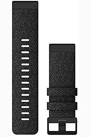 Garmin Acc,fenix 6X 26mm QuickFit Heathered Black Nylon Band