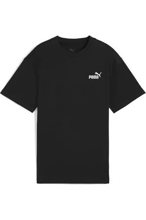 PUMA ESS Small No. 1 Logo Relaxed Tee B, T-Shirts Garçon, Black