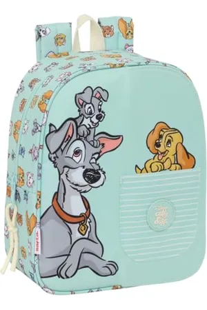 Safta CATS & DOGS - Sac à dos de crèche, adaptable au chariot, nettoyage facile, idéal pour les enfants de différents âges, confortable et polyvalent, qualité et résistance, 22 x 10 x 27 cm, bleu