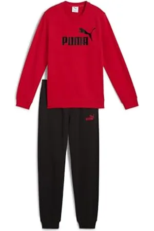 PUMA ESS No.1 Logo Crew Sweat Suit TR B, Trajes de punto Garçon,