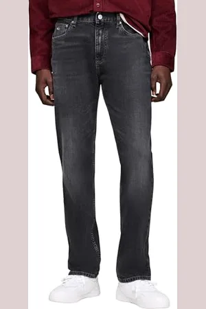 Tommy Hilfiger Jean Homme Ryan Straight Regular Fit, Noir (Denim Black), 36W/32L