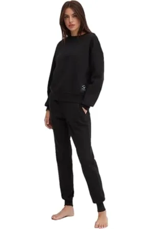 Emporio Armani Iconic Terry Loungewear Tracksuit Sweatshirt, , L Femme