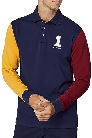 Hackett Heritage Multi Rugby Polo, , XXL Homme