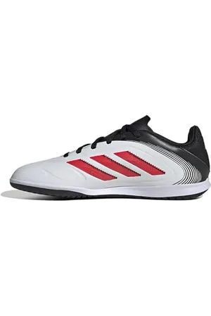 adidas Copa Pure III Club Indoor Football Boots Kids Chaussures, Cloud White/Lucid Red/Core Black, 30.5 EU