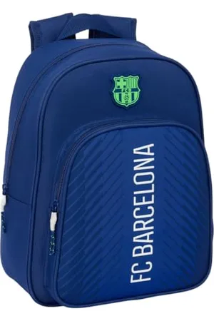 Safta F.C. BARCELONA NAVY BLUE - Sac à dos scolaire pour enfants, idéal pour les enfants de différents âges, confortable et polyvalent, qualité et résistance, 27 x 10 x 33 cm, , M