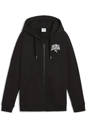 PUMA Class Relaxed Full-Zip Hoodie TR, Sweat à Capuche Fille, Black