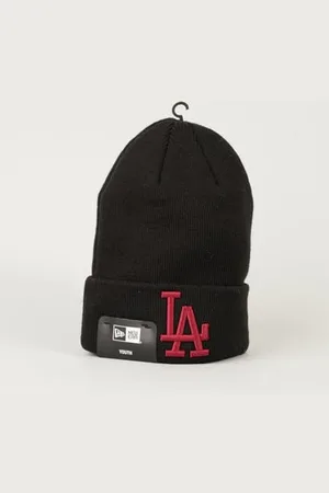 New Era Chyt League Ess Beanie Losdod Blkcar Los Angeles Dodgers